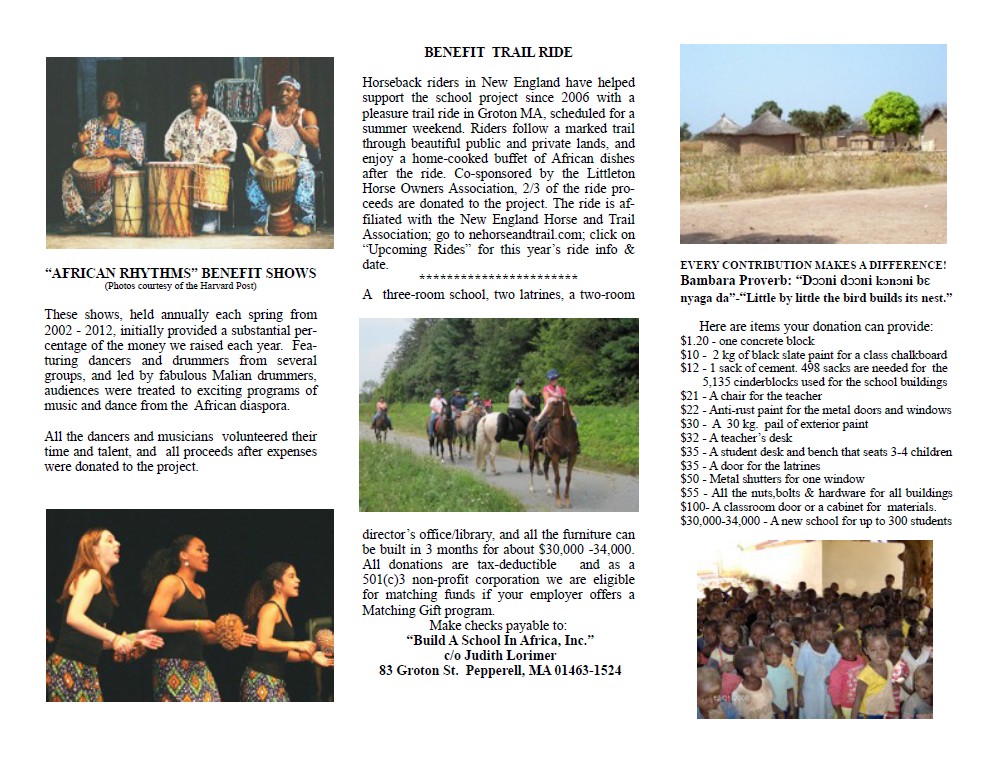 Brochure Build A School In Africa