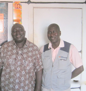 Our partners in Mali -- Madou Traore and Abou Coulibaly