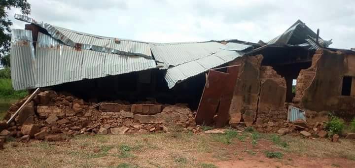 Tabakoro schoolhouse, after the rains