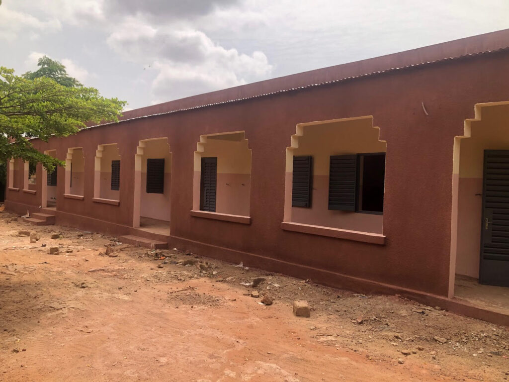 New school in Mancourani B, a neighborhood in Sikasso, Mali