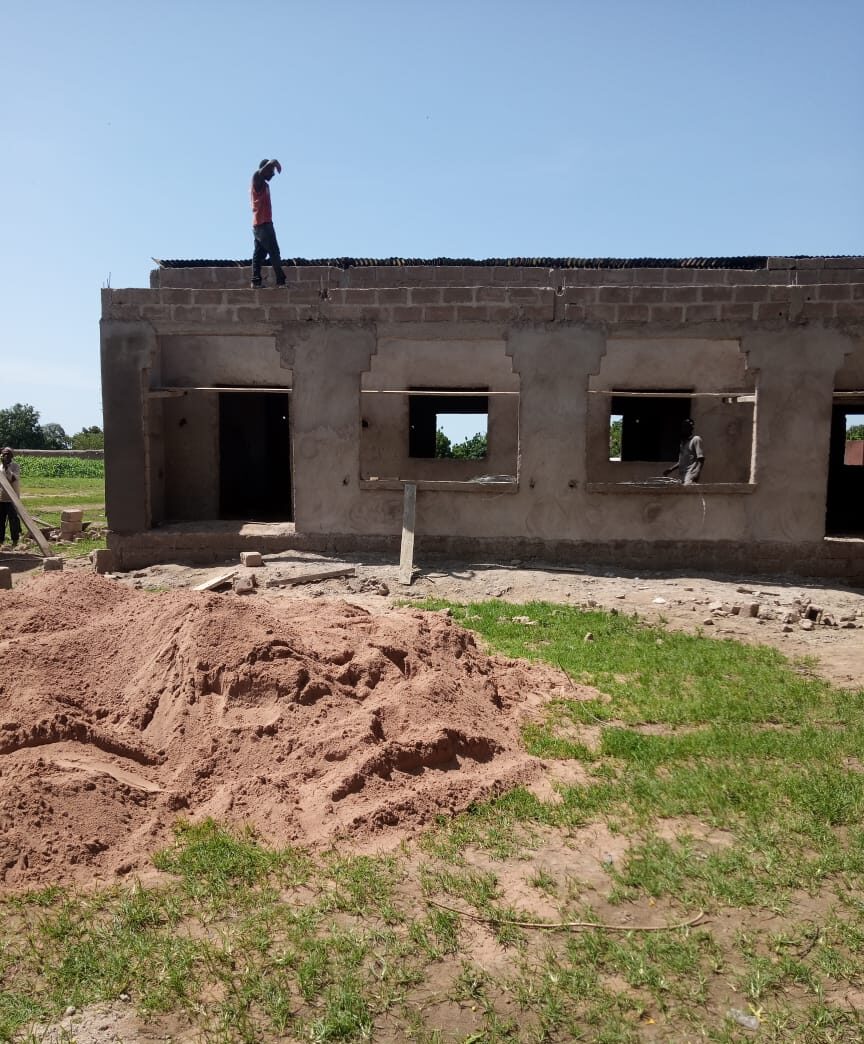The school buildings are taking shape!